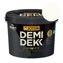 TILBUD: JOTUN DEMIDEKK Infinity 2,7 l. Farve: 9010 Reinweiss