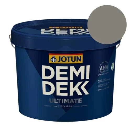 TILBUD: JOTUN DEMIDEKK Ultimate 9 l. Farve: 1462 Grå Skifer