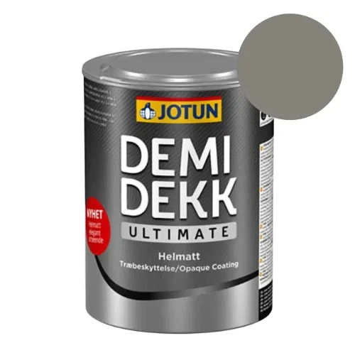 TILBUD: JOTUN DEMIDEKK Ultimate Helmat 0,68 l. Farve: 1462 Grå Skifer