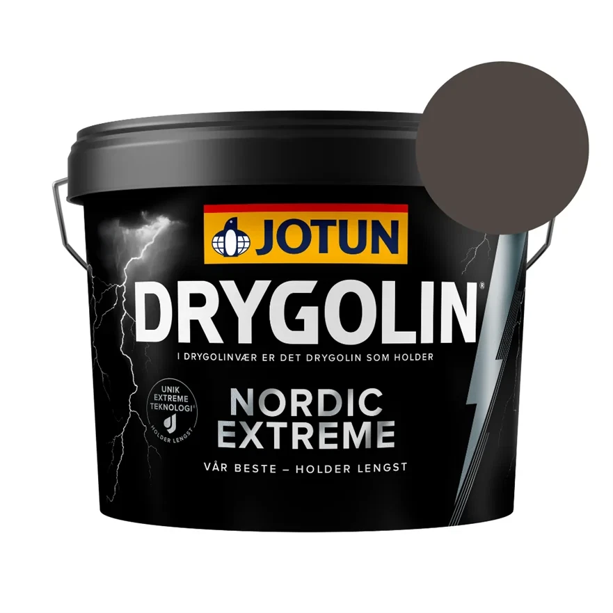 TILBUD: Jotun Drygolin Nordic Extreme 2,7 l. Farve: 0175 Tjærebrun
