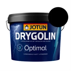 TILBUD: JOTUN DRYGOLIN OPTIMAL Glans 25 - træbeskyttelse 9 l. - Farve: 0099 Sort
