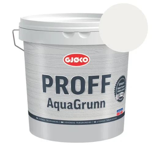 Gjøco Proff AquaGrunn - 2,7 l. - Hvid