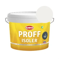 Gjøco Proff Isolér - 9 l. - Glans 3 (mat) - Hvid