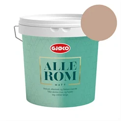 TILBUD: Gjøco Alle Rom 2,7 l. vægmaling (Glans 5). Farve: 20047 Blushing Peach
