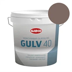 TILBUD: Gjøco Gulv 40 V - gulvmaling - 9 L - Farve: 2300 Jord