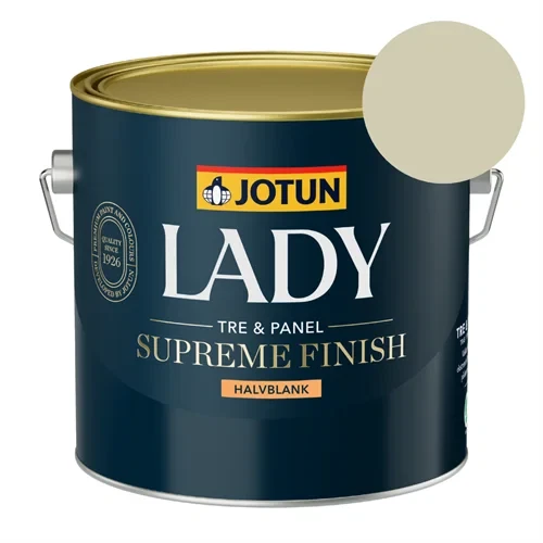 TILBUD: Jotun Lady Supreme Finish 2,7 l. Glans 40 - Farve: 8596 Sunny Green