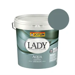TILBUD: JOTUN LADY Aqua 2,7 l. Vådrumsmaling (Glans 10). Farve: 5489 Free Spirit