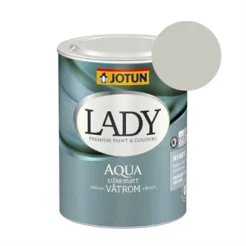 TILBUD: JOTUN LADY Aqua 0,68 l. Vådrumsmaling (Glans 10). Farve: 1069 Villagrå