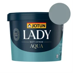 TILBUD: JOTUN LADY Aqua Vådrumsmaling 2,7 l. Mat - Glans 5. Farve: 5503 Natural Blue