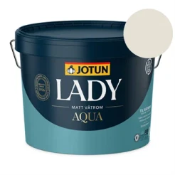 TILBUD: JOTUN LADY Aqua Vådrumsmaling 9 l. Mat - Glans 5. Farve: 1376 Perle