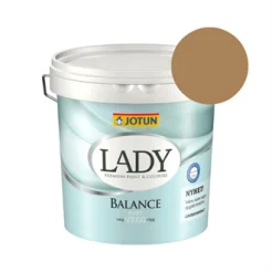 TILBUD: JOTUN LADY Balance 2,7 l. Vægmaling. Farve: 10001 Dijon Yellow