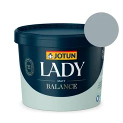 TILBUD: JOTUN LADY Balance Vægmaling - 2,7 l. Glans 5 - Farve: 4894 Ocean Air