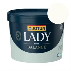 TILBUD: JOTUN LADY Balance 9 l. Vægmaling. Farve: 9010 Reinweiss