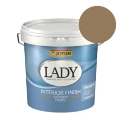 TILBUD: JOTUN LADY Interior Finish - Halvblank 2,7 l. Træmaling. Farve: 1974 Golden Walnut
