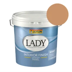 TILBUD: JOTUN LADY Interior Finish - Silkemat 2,7 l. Træmaling. Farve: 11220 Ochre Clay