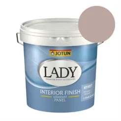 TILBUD: JOTUN LADY Interior Finish - Silkemat 2,7 l. Træmaling. Farve: 20054 Silky Pink