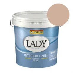 TILBUD: JOTUN LADY Interior Finish - Silkemat 2,7 l. Træmaling. Farve: 20362 Pink Ambience