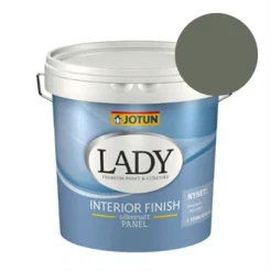 TILBUD: JOTUN LADY Interior Finish - Silkemat 2,7 l. Træmaling. Farve: 7613 Northern Mystic