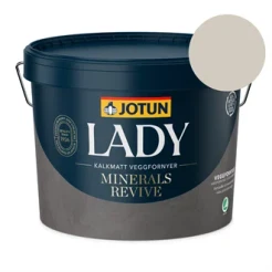 TILBUD: JOTUN LADY Minerals Revive - Indfarvet Spartel 9 Liter - Farve: Lys Greige