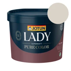 TILBUD: JOTUN LADY Pure Color 9 l. Vægmaling. Farve 10341 Kalk