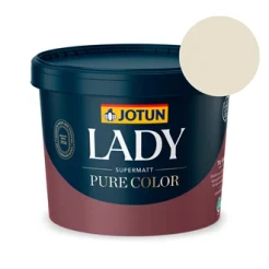 TILBUD: JOTUN LADY Pure Color 9 l. Vægmaling. Farve: 1832 Skandinavisk Lys