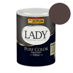 TILBUD: JOTUN LADY Pure Color 0,68 l. Vægmaling. Farve: 2149 Coffee