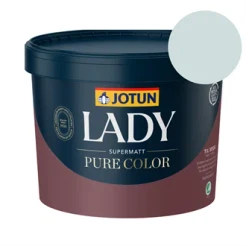 TILBUD: Jotun Lady Pure Color 9 l. Vægmaling - Farve: 5262 Sval Sjø
