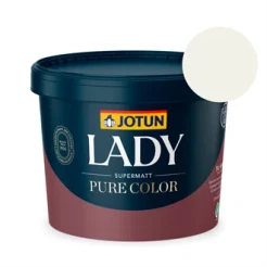 TILBUD: Jotun Lady Pure Color 9 l. Vægmaling - Farve: 1624 Letthet
