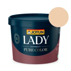 TILBUD: Jotun Lady Pure Color 9 l. Vægmaling - Farve: Frisk Fersken
