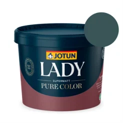TILBUD: Jotun Lady Pure Color 9 l. Vægmaling - Farve: s7020-b30g