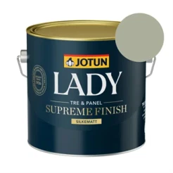 TILBUD: Jotun Lady Supreme Finish 2,7 l. Glans 15 - Farve: 7685 Subtle Green