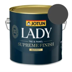 TILBUD: Jotun Lady Supreme Finish 2,7 l. Glans 15 - Farve: 9938 Dempet Sort