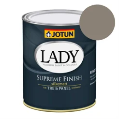 TILBUD: Jotun Lady Supreme Finish 0,68 l. Glans 15 - Farve: Varm Gråbeige