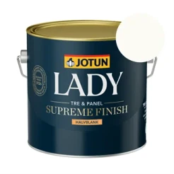 TILBUD: Jotun Lady Supreme Finish 2,7 l. Glans 40 - Farve: 9010 Reinweiss