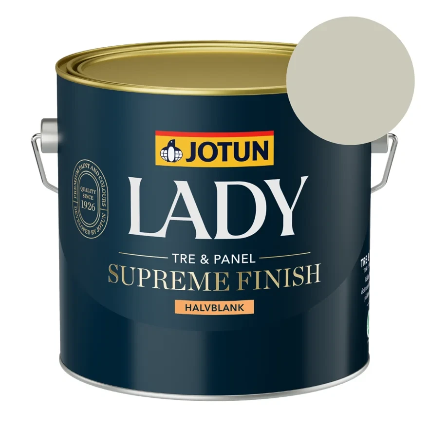 TILBUD: Jotun Lady Supreme Finish 2,7 l. Glans 40 - Farve: Ludgrå