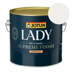 TILBUD: Jotun Lady Supreme Finish 2,7 l. Glans 40 - Farve: Hvid nuance