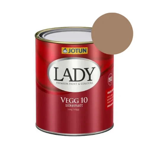 TILBUD: JOTUN LADY Væg 10 Vægmaling  0,68 l. (Glans 10). Farve: 11175 Adventure