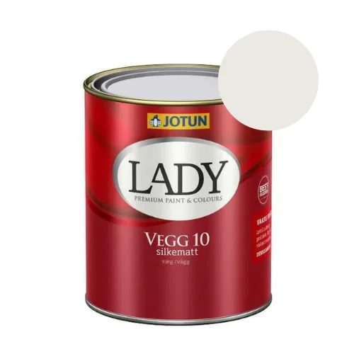 TILBUD: JOTUN LADY Væg 10 Vægmaling  0,68 l. (Glans 10). Farve: 1622 Refleksjon