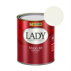 TILBUD: JOTUN LADY Væg 10 Vægmaling  0,68 l. (Glans 10). Farve: 1624 Letthet
