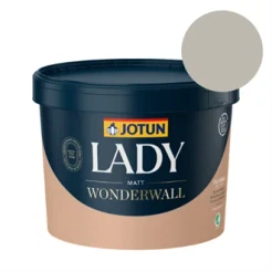 TILBUD: JOTUN LADY Wonderwall 2,7 l. Vægmaling. Farve 12078 Comfort Grey