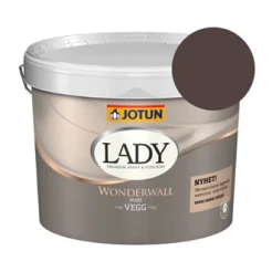 TILBUD: JOTUN LADY Wonderwall 9 l. Vægmaling. Farve 2149 Coffee - Glans 5