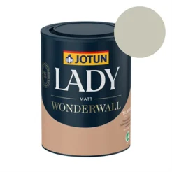TILBUD: JOTUN LADY Wonderwall 0,68 l. Vægmaling. Farve: 8281 Pale Linden