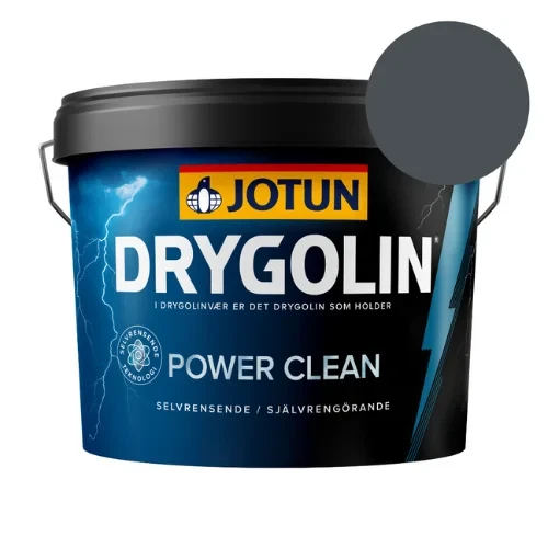 TILBUD: JOTUN DRYGOLIN Power Clean Glans 15. 2,7 l - træbeskyttelse. Farve: 7016 Anthracite Grey