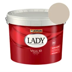 TILBUD: JOTUN LADY Væg 10 Vægmaling  9 l. (Glans 10). Farve: 1359 Macchiato