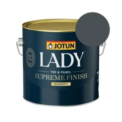 TILBUD: Jotun Lady Supreme Finish 2,7 l. Glans 15 - Farve: 7016 Anthracite Grey