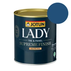 TILBUD: Jotun Lady Supreme Finish 0,68 l. Glans 40 - Farve: Mørk Livlig Blå
