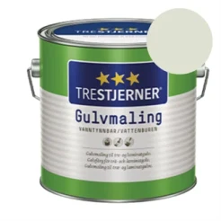 TILBUD: Jotun Trestjerner Gulvmaling 2,7 l. Halvblank - Farve: 0022 Skygrå