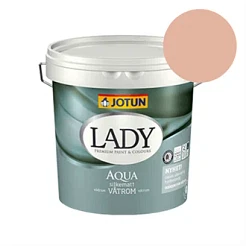 TILBUD: JOTUN LADY Aqua 0,68 l. Vådrumsmaling (Glans 10). Farve: 2162 Golden Peach
