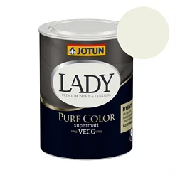 TILBUD: JOTUN LADY Pure Color 0,68 l. Vægmaling. Farve: 1453 Bomull
