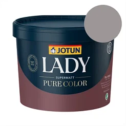 TILBUD: JOTUN LADY Pure Color 9 l. Vægmaling. Farve 3206 Lys Aubergine